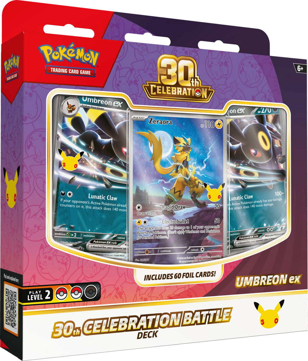 Pokémon TCG: 30th Celebration Battle Deck Espeon ex & Umbreon ex - Umbreon ex