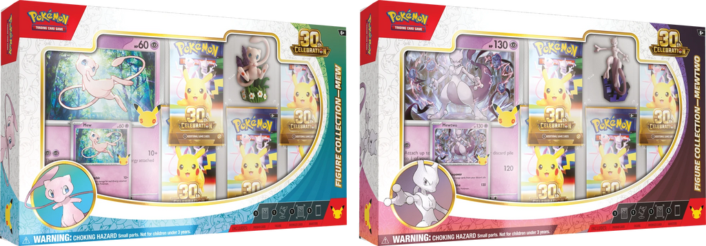 Pokémon TCG: 30th Celebration Figure Collection Mew & Mewtwo