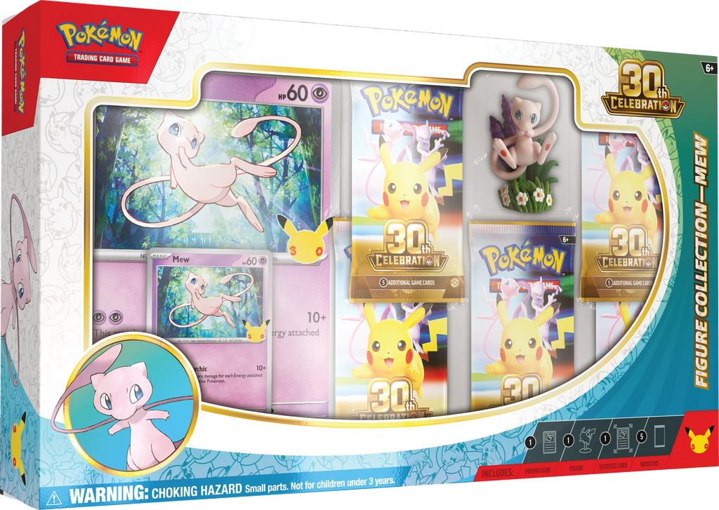 Pokémon TCG: 30th Celebration Figure Collection Mew & Mewtwo - Mew