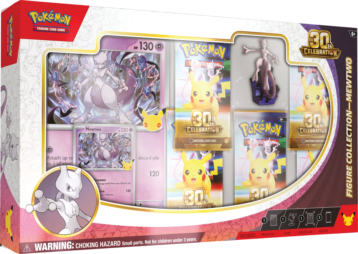 Pokémon TCG: 30th Celebration Figure Collection Mew & Mewtwo - Mewtwo